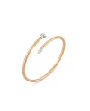 Ponte Vecchio yellow gold and diamond bangle - Nobile collection