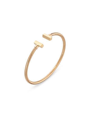 Bracciale rigido Ponte Vecchio in oro giallo e bianco- collezione Nobile