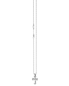 Collier Zancan Insignia avec pendentif croix en argent et or EXB442