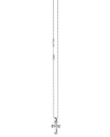 Zancan Collana Insignia con ciondolo a Croce in argento e oro EXB442