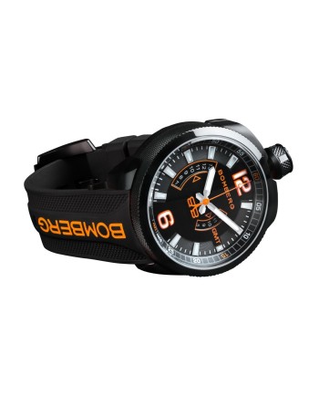 Bomberg Bolt-68 GTM Orange montre-bracelet pour homme BS45GMTPBA026.3