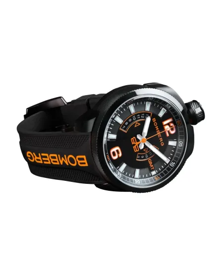 Bomberg Bolt-68 GTM Orange men's wristwatch BS45GMTPBA026.3