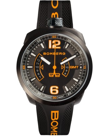 Bomberg Bolt-68 GTM Orange orologio da polso uomo BS45GMTPBA026.3