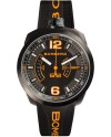 Bomberg Bolt-68 GTM Orange montre-bracelet pour homme BS45GMTPBA026.3